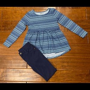 Gymboree top and pants set size 7/8